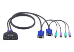 ATEN CS62S KVM switch Black