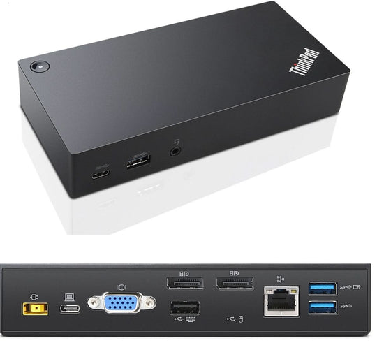 Lenovo 03X7194 notebook dock/port replicator Wired USB 3.2 Gen 1 (3.1 Gen 1) Type-C Black