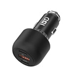 JLC IBD 65W Triple Port Car Charger - Black