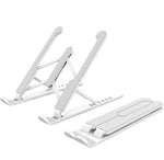 JLC Adjustable Foldable Laptop Riser - Silver