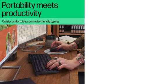 لوحة مفاتيح اتش بي 475 اللاسلكية ذات الوضع المزدوج