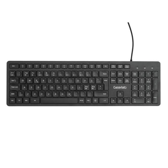 eSTUFF GLB211102 - USB Wired Office Keyboard - QWERTY Nordic - Black