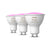 Philips Hue White and colour ambience GU10 – smart spotlight – (3-pack) - GIGATE KSA