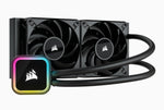 Corsair H100i Processor All-in-one liquid cooler 12 cm Black 1 pc(s)