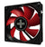 Xilence XPF80.R computer cooling system Computer case Fan 8 cm Black, Red