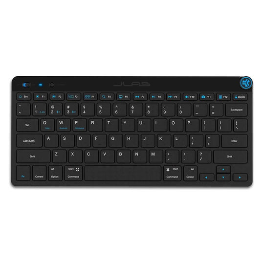 JLab GO - Bluetooth Wireless Universal Keyboard - QWERTY English - Black
