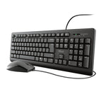 Trust TKM-250 keyboard Mouse included USB QWERTY UK English Black