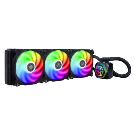 Silverstone PF360-ARGB-V2 All-in-One Liquid CPU Cooler - 360mm - Black