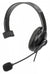 Manhattan Mono Over-Ear Headset (USB), Reversible Microphone Boom (padded), Retail Box Packaging, In-Line Volume/Mute Control, Padded Ear Cushion, USB-A for both sound and mic use, cable 2m, Three Year Warranty