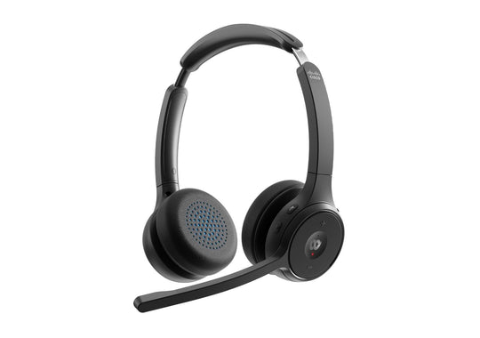 Cisco Headset 722 - Wireless Stereo Headset with Webex Button - Carbon Black