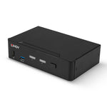 Lindy 2 Port DisplayPort 1.4, USB 3.0 and Audio KVM Switch