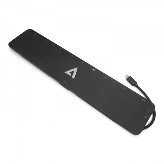 V7 DOCKUCPT01 laptop dock/port replicator Docking USB 3.2 Gen 1 (3.1 Gen 1) Type-C Black