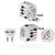 Microconnect PETRAVEL12 mobile device charger White Indoor