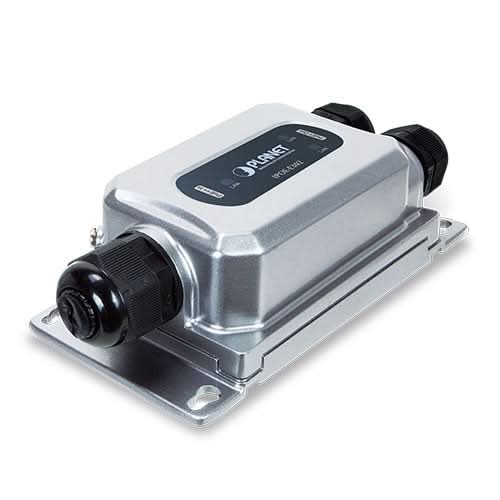 جهاز إرسال بلانيتIPOE-E302 باللون الأسود، الرمادي 10، 100، 1000 ميجابت/ثانية