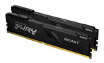 Kingston FURY, Module KF432C16BBK2/32, 32GB 3200MT/s DDR4, CL16 DIMM Kit of 2 Beast, PC/Server,288-pin DIMM Black