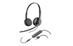 Fujitsu Plantronics Blackwire 325 Headset Wired Head-band Office/Call center Black