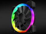 COUGAR Gaming CF-V12SET-RGB computer cooling system Computer case Fan 12 cm Black