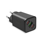 SBS TETRGANUSB2CPD140W mobile device charger Universal Black AC Fast charging Indoor