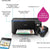 Epson Ecotank L3251 Home Ink Tank Printer A4, Colour, 3-In-1 Printer With Wifi And Smartpanel App Connectivity, Black, Compact Primers Epson 