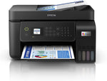 طابعة Epson EcoTank L5290 Office ذات خزان الحبر مقاس A4 طابعة 4 في 1 ملونة مع ADF وWi-Fi واتصال لوحة ذكية وشاشة LCD، أسود