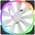 مروحة صندوق حاسوب NZXT Aer RGB 2 بحجم 14 سم، باللون الأبيض، قطعة واحدة