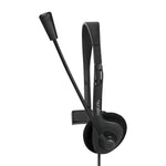 LogiLink HS0054 headphones/headset Wired Head-band Office/Call center Black