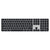 Apple Magic keyboard USB + Bluetooth QWERTZ Swiss Black, Silver