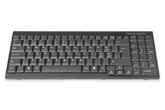 Digitus - Keyboard Suitable for TFT Consoles - Swiss Layout