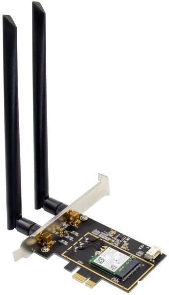 Microconnect MC-PCIE-INT7260DUAL Wi-Fi 6 Bluetooth 5.0 PCIe Adapter