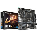 Gigabyte H610M H (rev. 1.0) Motherboard, Intel, LGA 1700, H610, DDR5, micro ATX