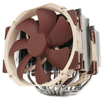 مبرد للمعالج Noctua NH-D15 SE-AM4، باللون البيج والبني والفولاذ المقاوم للصدأ