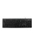 V7 KU200GS-DE Wired Keyboard, Black German QWERTZ Layout, TUV-GS