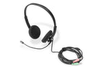 Digitus On Ear Office Headset with Noise Reduction, 3.5 mm Stereo