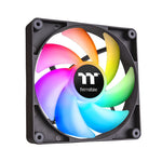 مروحة حافظة الكمبيوتر Thermaltake TT CT140 ARGB Sync، باللون الأسود، بحجم 14 سم، عبوة تحتوي على قطعتين.