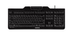 CHERRY KC 1000 SC keyboard USB QWERTZ German Black