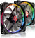 RAIJINTEK AURAS 14 RGB Computer case Fan 14 cm Black