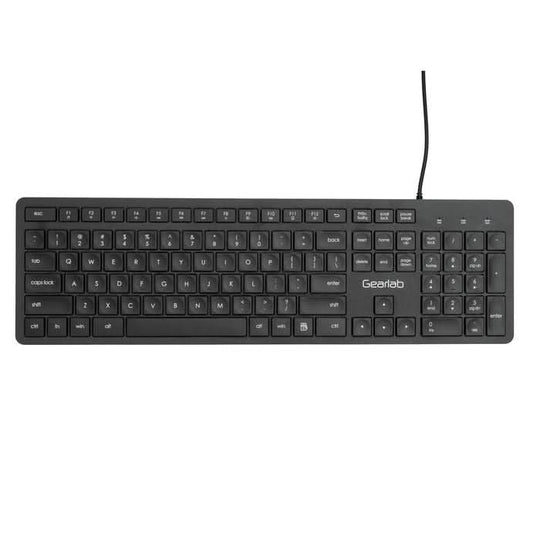 eSTUFF GLB211202 - USB Wired Office Keyboard - QWERTY US International - Black