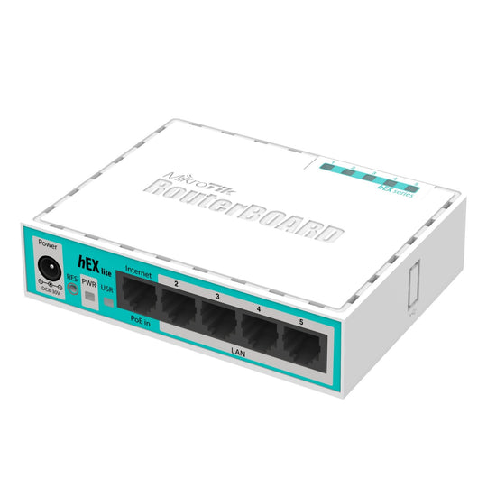 MikroTik hEX lite RB750R2 5-Port Fast Ethernet Router