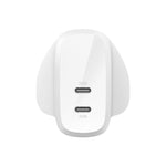 Belkin WCB010MYWH mobile device charger Universal White AC Fast charging Indoor