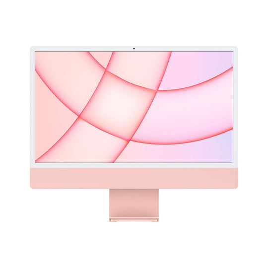 Apple iMac 24" All-in-One PC Apple M1 Chip Apple GPU 8GB RAM 512GB SSD 24" 4.5K Ultra HD macOS Big Sur - Pink