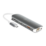 j5create JCD383 USB-CÃƒÂ¢Ã¢â‚¬Å¾Ã‚Â¢ 9-in-1 Multi Adapter, Silver and White