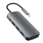 ProXtend USB-C to 4K (30Hz) HDMI Multi Hub 1xUSB-C PD & 3xUSB3.0