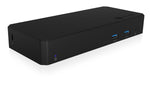 ICY BOX IB-DK2254AC Wired USB 3.2 Gen 2 (3.1 Gen 2) Type-C Black