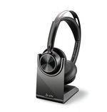 POLY Voyager Focus 2 UC Headset Wired & Wireless Head-band Office/Call center USB Type-A Bluetooth Charging stand Black