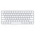 Apple Magic keyboard USB + Bluetooth Chinese Simplified Aluminium, White