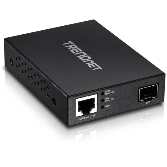 Trendnet TFC-PGSFP network media converter 2000 Mbit/s Black