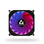 Chieftec CF-1225RGB computer cooling system Computer case Fan 12 cm Black