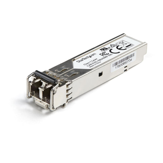 وحدة SFP المتوافقة مع ستارتيك.كوم جونيبر CTP-SFP-1GE-SX - 1000BASE-SX وحدة SFP - وحدة الإرسال والاستقبال متعددة الأوضاع 1GbE من الألياف الضوئية (MMF) - SFP إيثرنت بسرعة 1GE - LC لمسافة 550 متر - 850 نانومتر - DDM.
