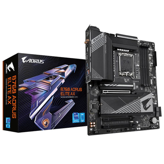 Gigabyte B760 AORUS ELITE AX (rev. 1.0) Motherboard Intel B760 LGA 1700 DDR5 ATX