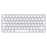 Apple Magic keyboard USB + Bluetooth Swiss Aluminium, White